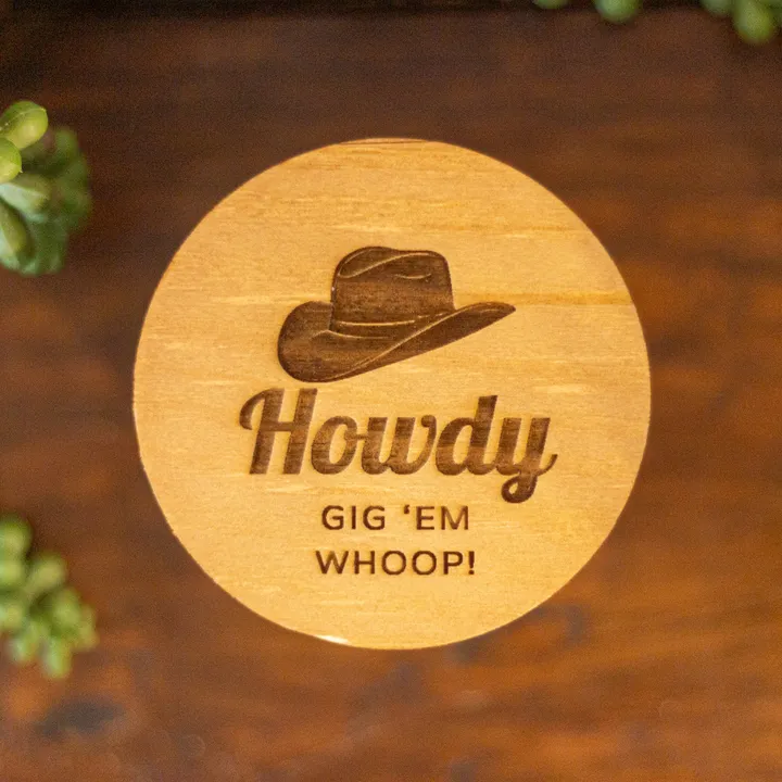 Howdy Hat Candle