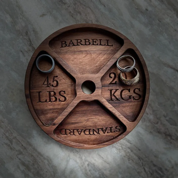 Barbell Weight Ring/Jewelry Tray